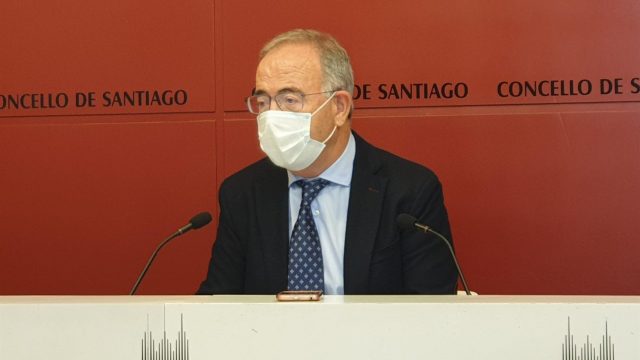 El alcalde de Santiago de Compostela, Xosé Sánchez Bugallo, en una foto de archivo