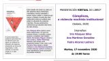 Presentación virtual en Vigo del libro: Cómplices, la violencia machista institucional