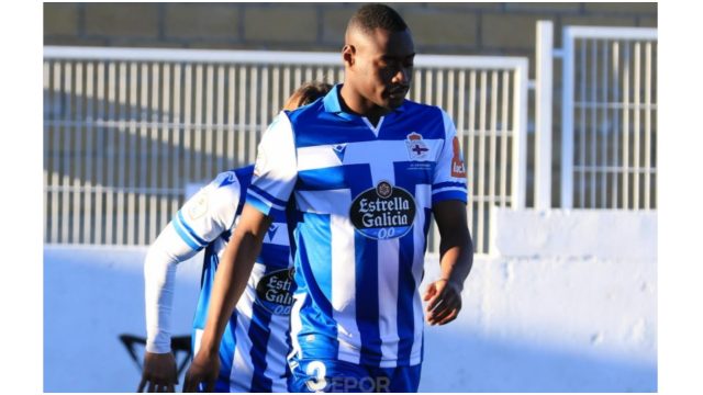 El jugador del Deportivo, Mujaid Sadick.