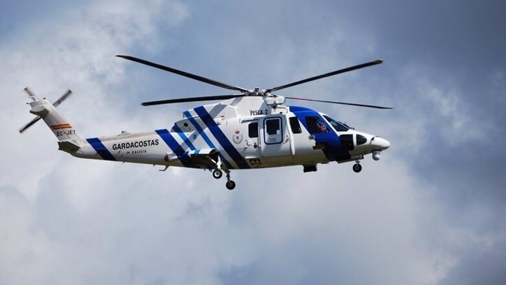 Helicóptero 'Pesca II' de Gardacostas de Galicia.