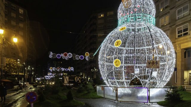 Muñeco de nieve gigante de Rosalía