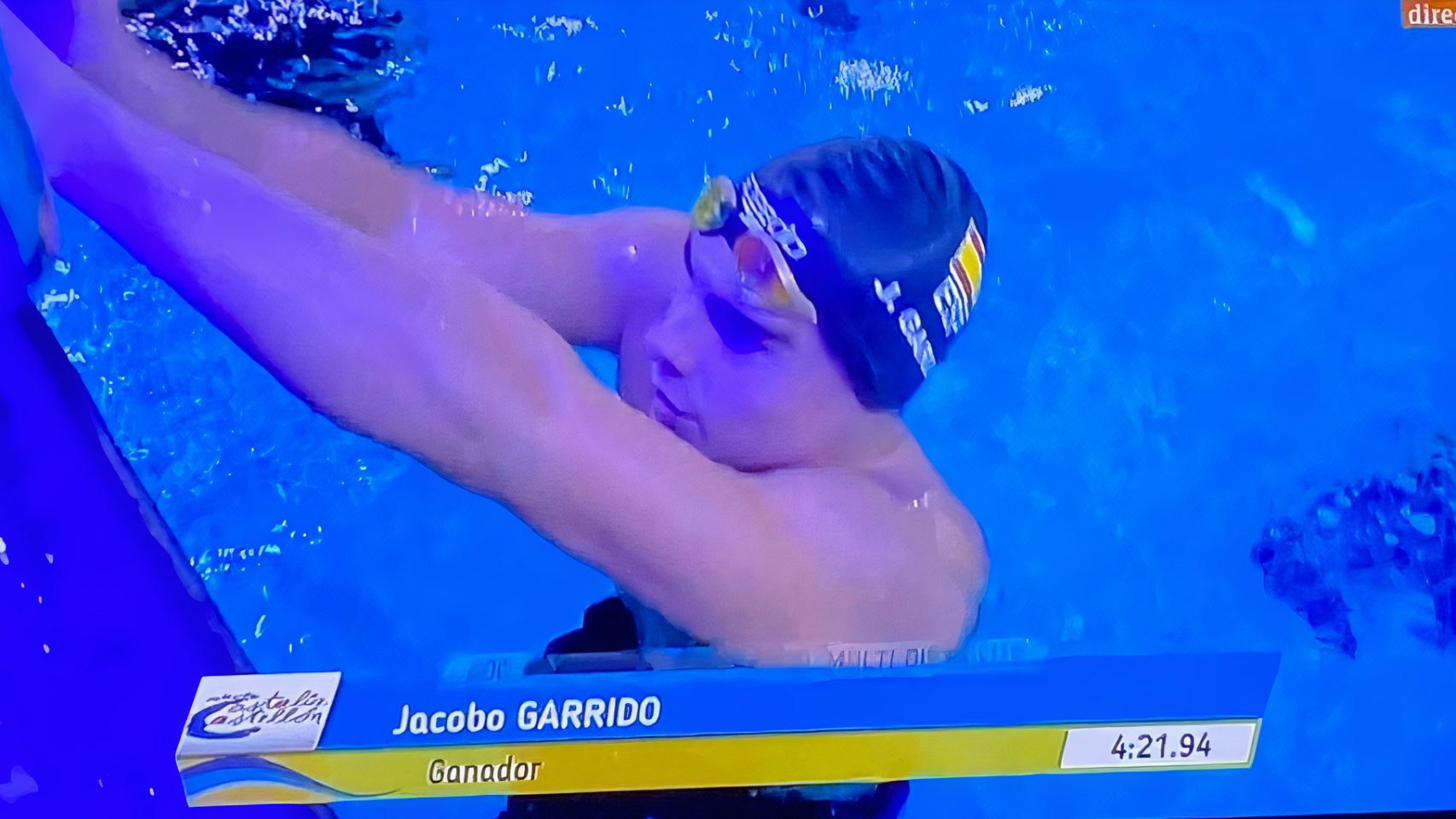 Jacobo Garrido, nadador coruñés 