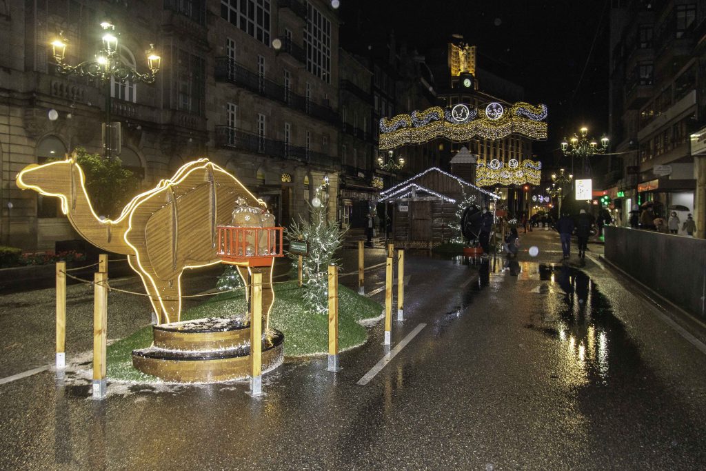 Un recorrido por las luces de Navidad de Vigo