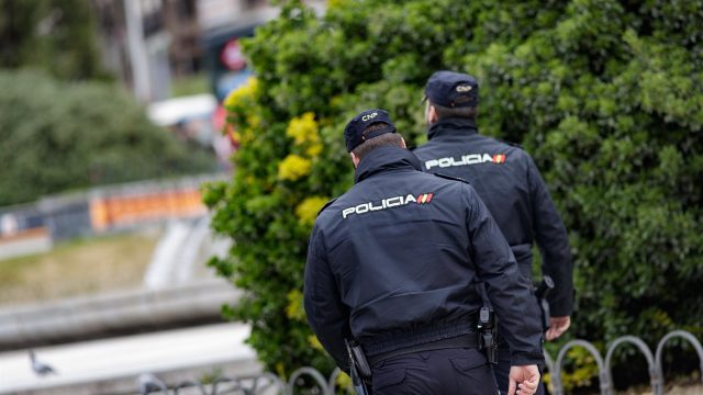 Dos agentes de la Policía Nacional en una imagen de archivo.