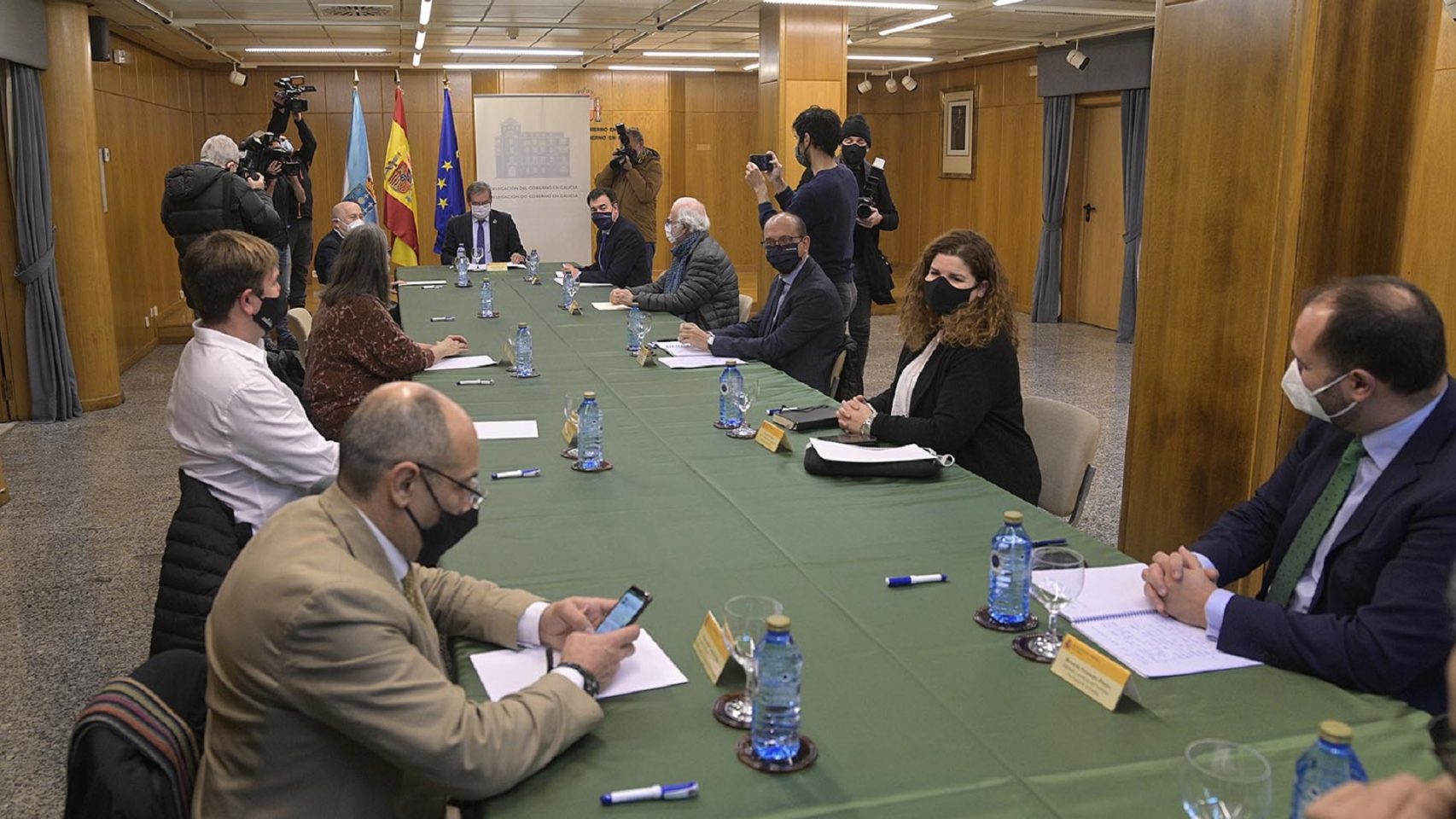 Comisión de Seguimiento sobre el futuro del pazo de Meirás, hoy.