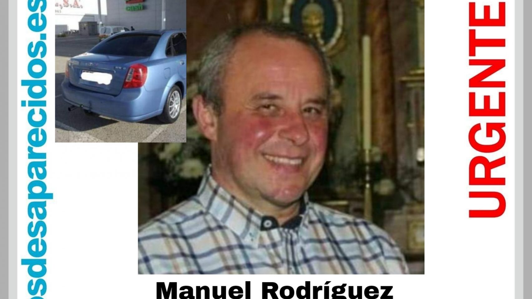 Manuel Rodríguez, desaparecido en Bayo (Zas)