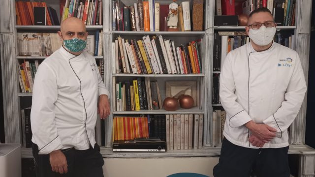 Musso y Chicón, chefs del Eclectic de A Coruña.