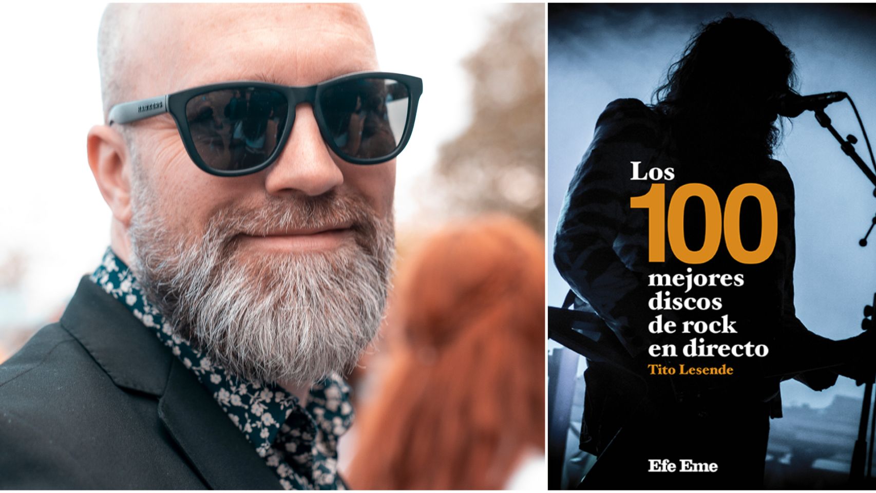 Tito Lesende y su libro 'Los 100 mejores discos de rock en directo'