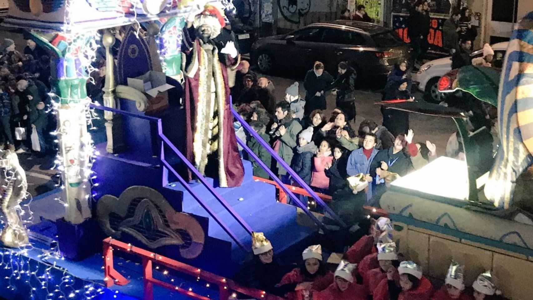 Imagen de archivo de una cabalgata de Reyes en A Coruña 