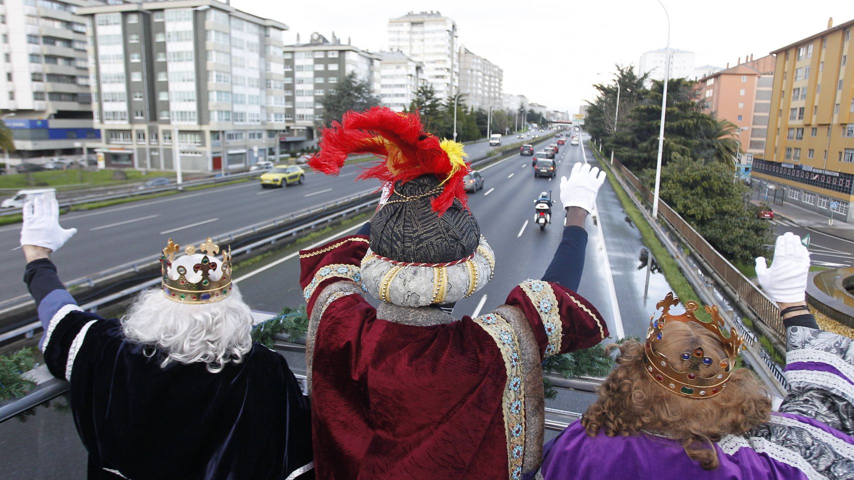 Cabalgata de Reyes en A Coruña en 2021.