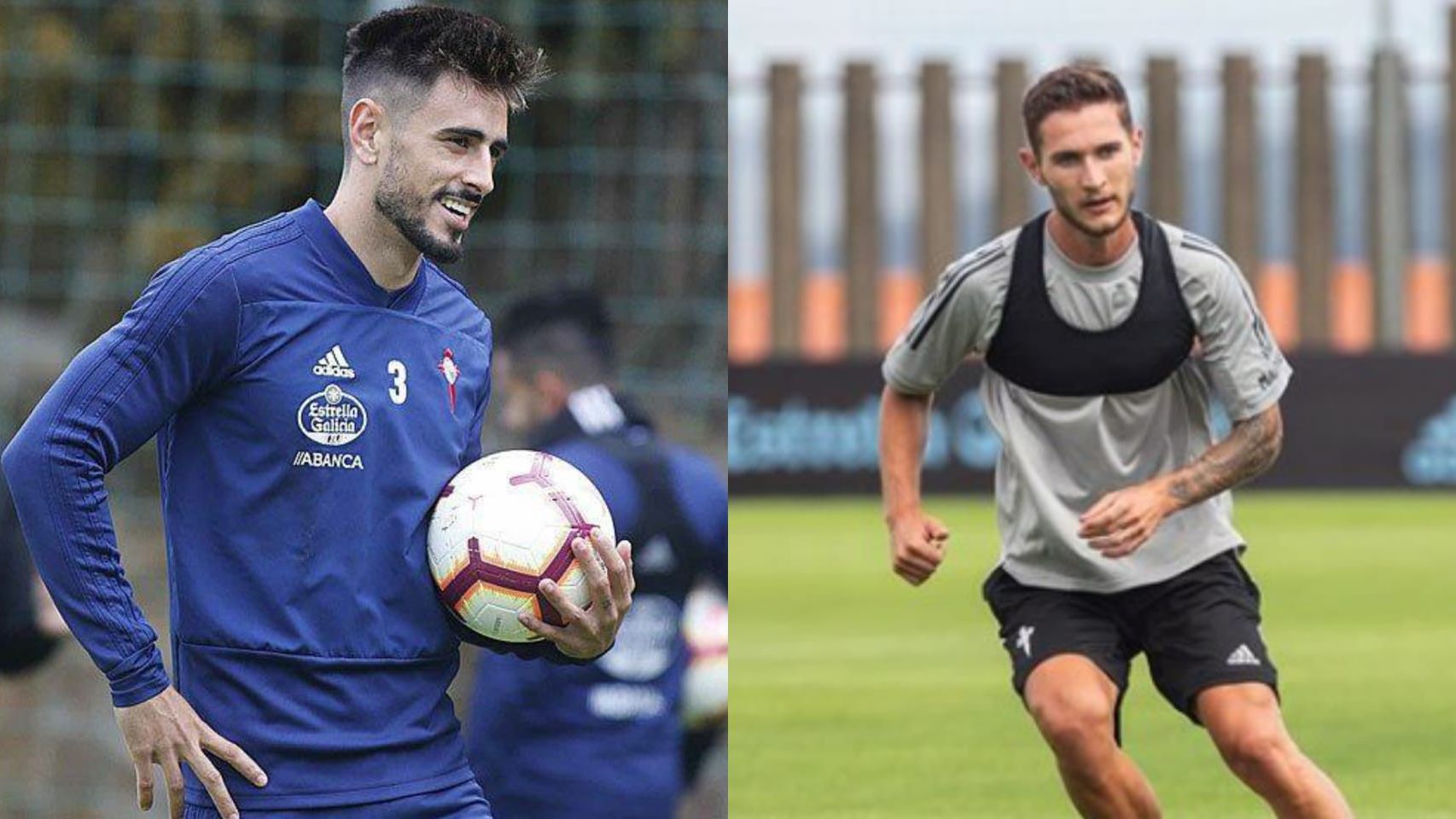 Costas y Saénz entrenan en el mismo horario pero separados que sus compañeros por decisión del club.