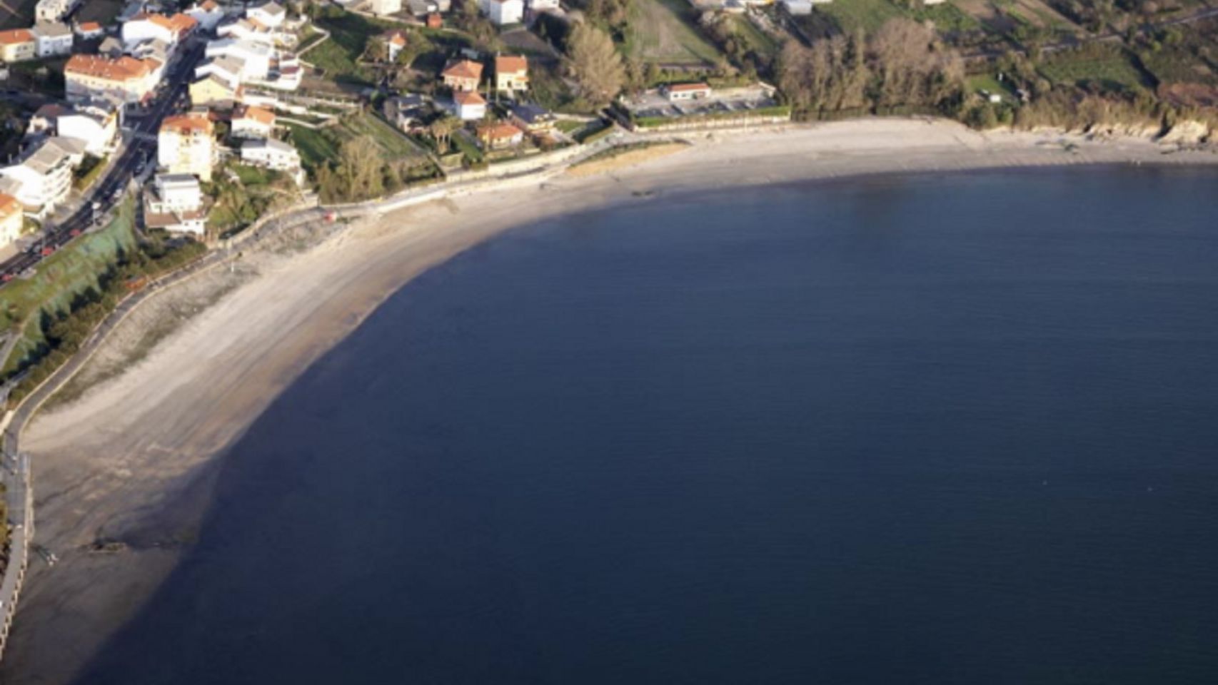 La playa Grande de Miño, en la provincia de A Coruña.