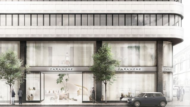 Recreación de la nueva tienda de Zara Home en A Coruña