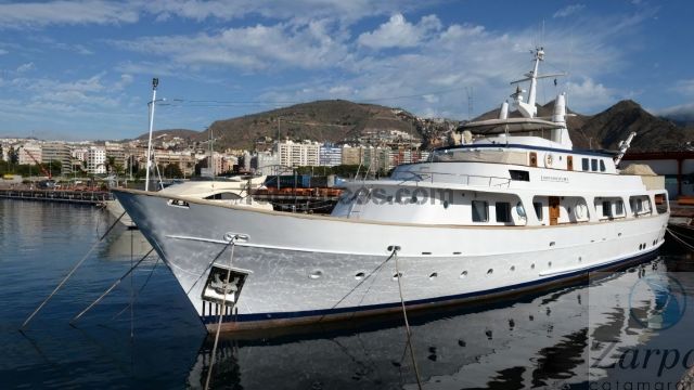 Vista del yate que perteneció al estafador inglés
