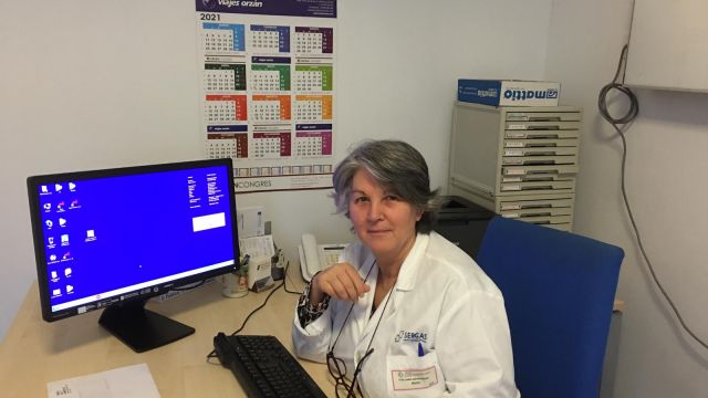 La jefa del servicio de Neumología del CHUAC de A Coruña, Carmen Montero