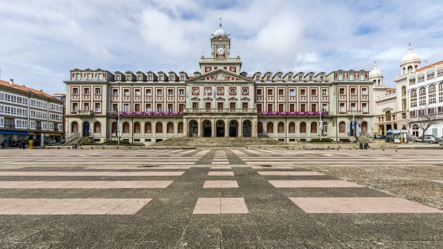 El ayuntamiento de Ferrol.