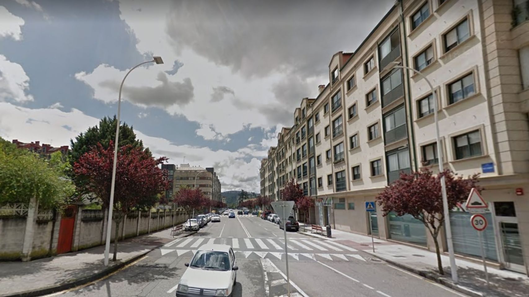 Avenida Juan Carlos I, en Pontevedra.