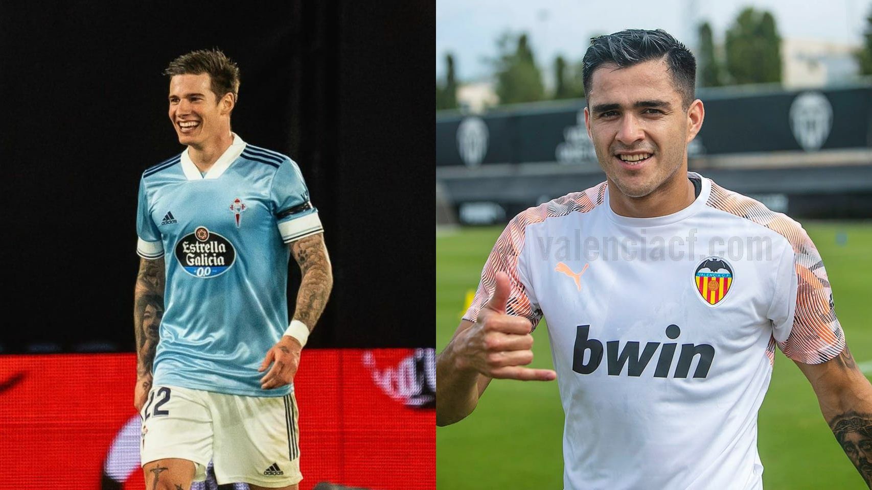 Santi Mina y Maxi Gómez protagonizaron un intercambio tasado en 30 millones de euros en 2019