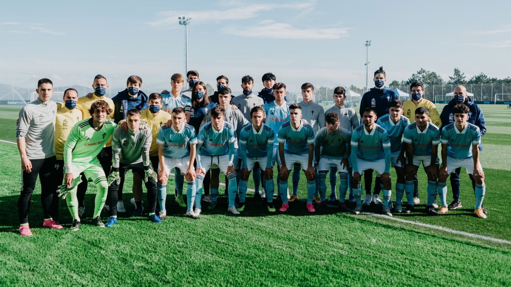 Equipo Juvenil A del Celta que tenía previsto debutar en la Youth League el 2 de marzo