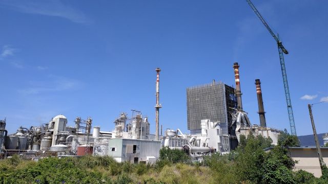 Fábrica de Ence en Pontevedra.