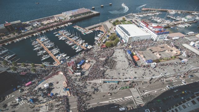Vista aérea del festival.
