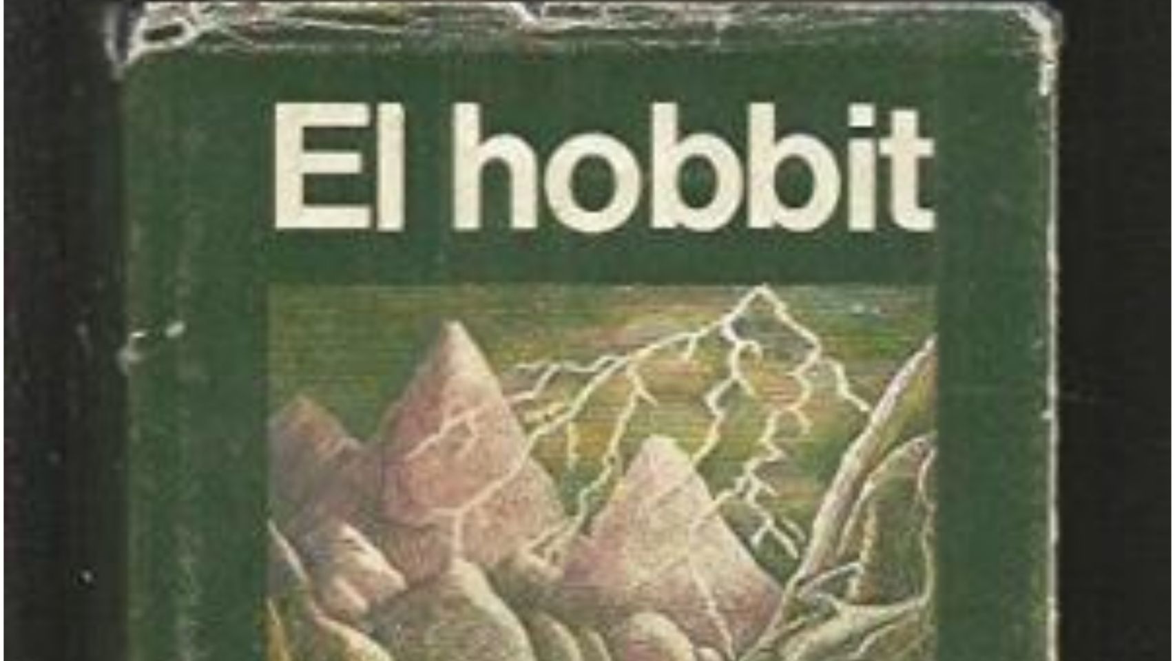 Ejemplar de la primera edición de "El Hobbit" en castellano.
