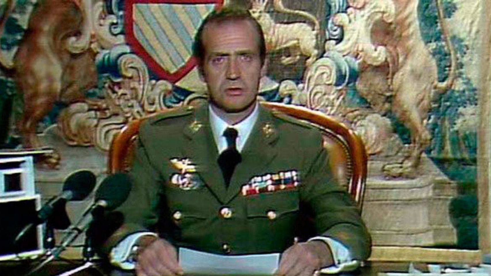 El rey Juan Carlos el 23-F.