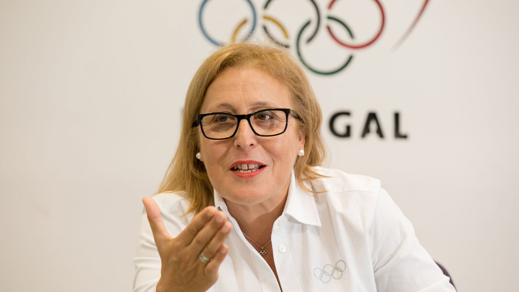 La profesora de Ciencias de la Educación e del Deporte María José Martínez Patiño.
