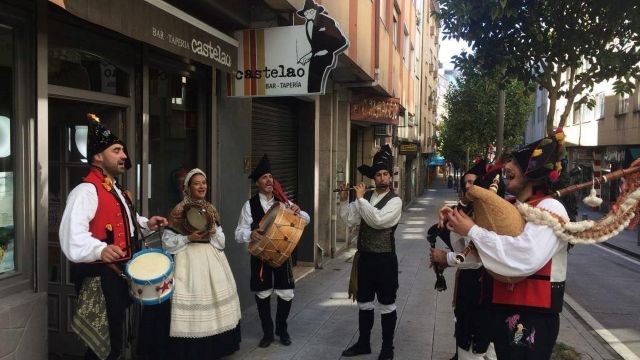 La Tapería Castelao durante una celebración.