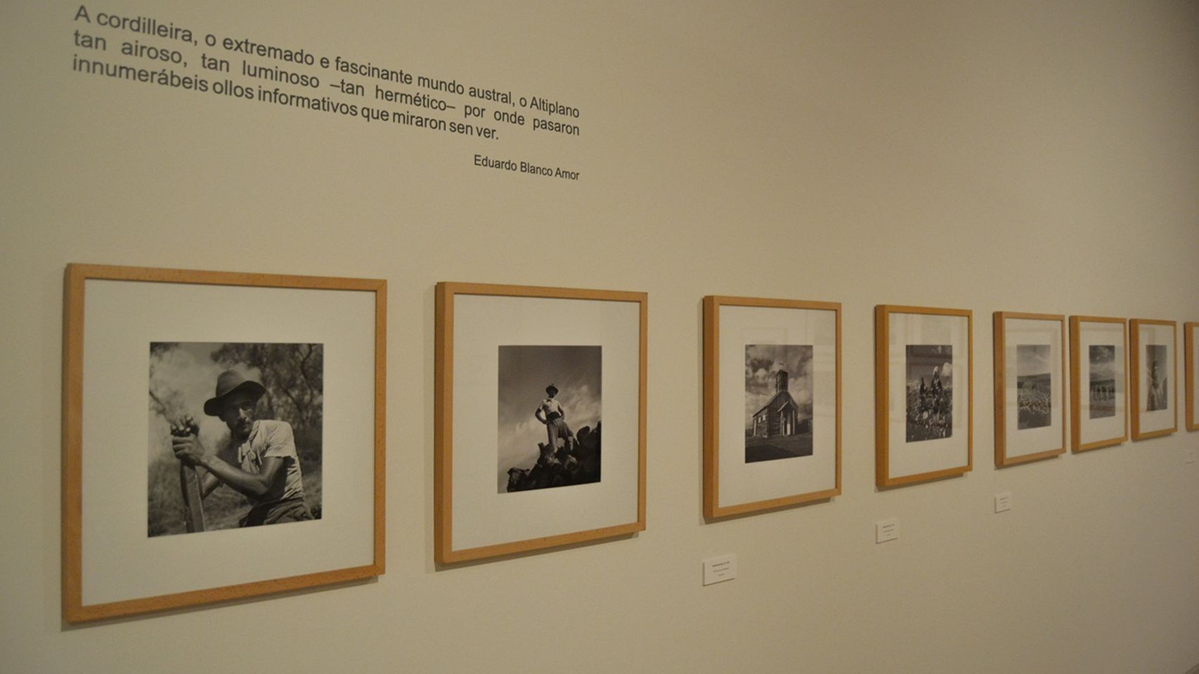 La exposición se detiene también en algunas de las fotografías que realizó en Argentina. 