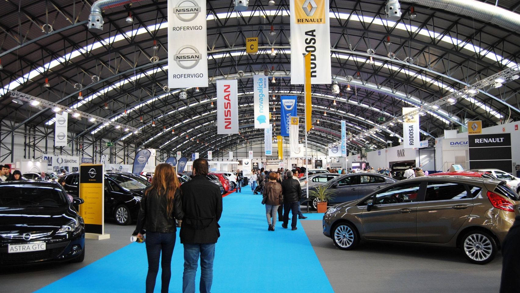 Salón del automóvil de Vigo en la edición de 2012. 