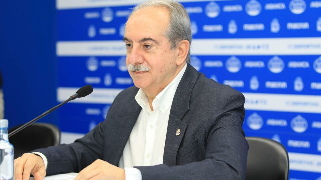 Antonio Couceiro, presidente del Deportivo