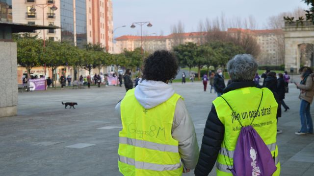 Concentración por el 8M en Ferrol.