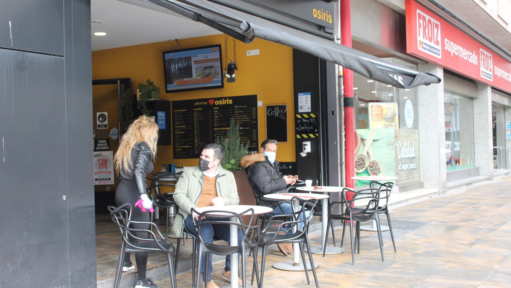 Un local de hostelería de Pontevedra en una foto de archivo.