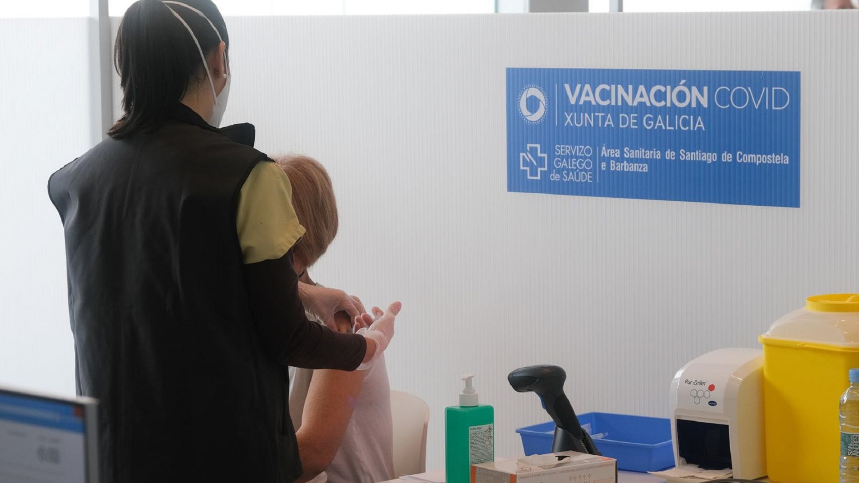 Vacunación en la CIdadade da Cultura 