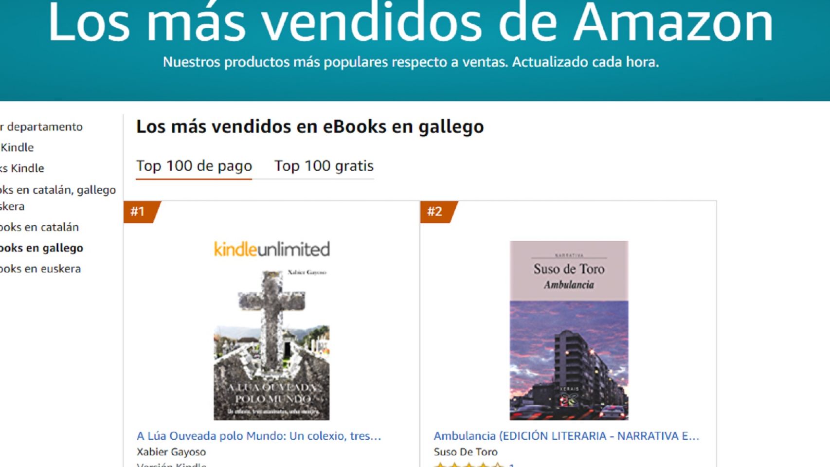 'A lúa ouveada polo mundo', número uno en ventas de e-book en gallego.