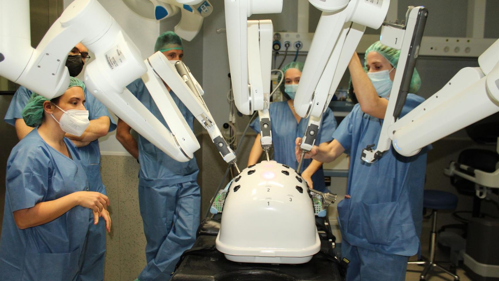 Curso de cirugía robótica en el hospital Vithas de Vigo.