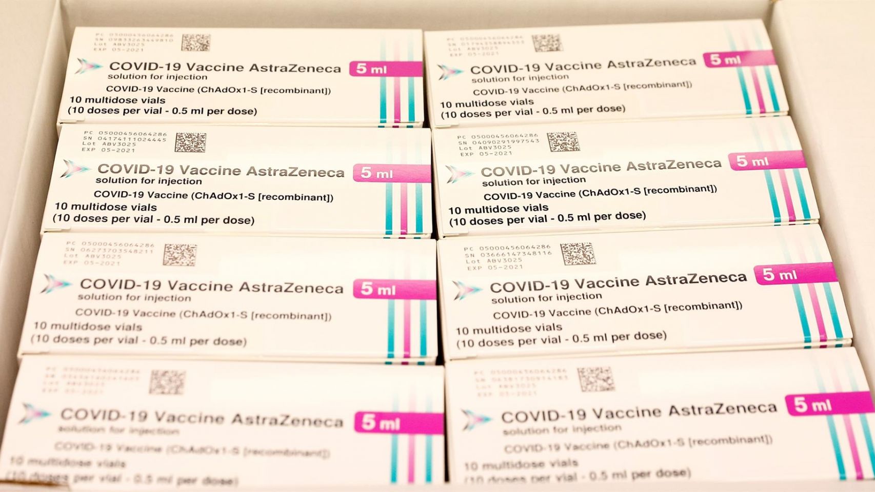 Vacunas de AstraZeneca.