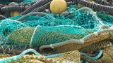 Exhibición de reciclado de redes de pesca en A Coruña