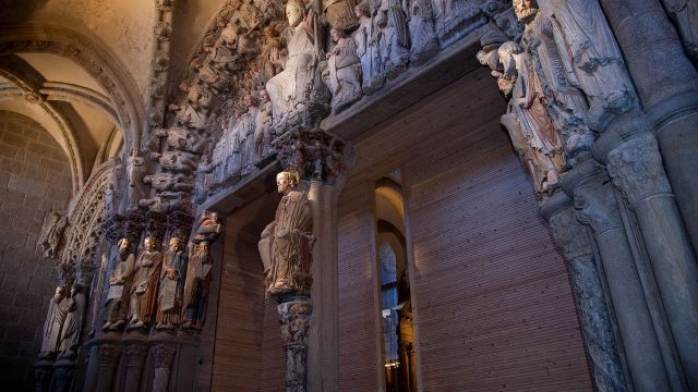 Pórtico de la Gloria de la Catedral de Santiago.