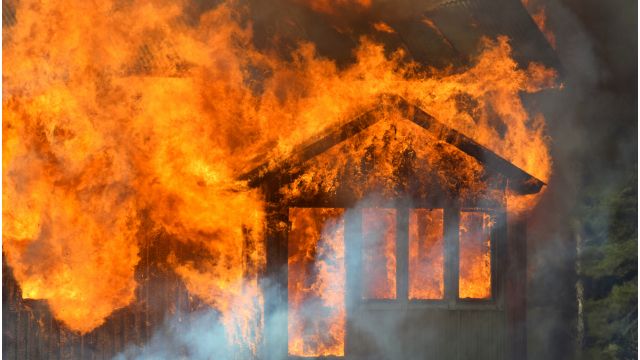 Foto de archivo de un incendio.