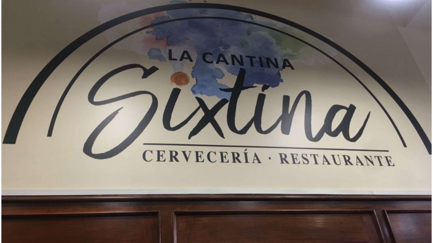 Restaurante La Cantina Sixtina.