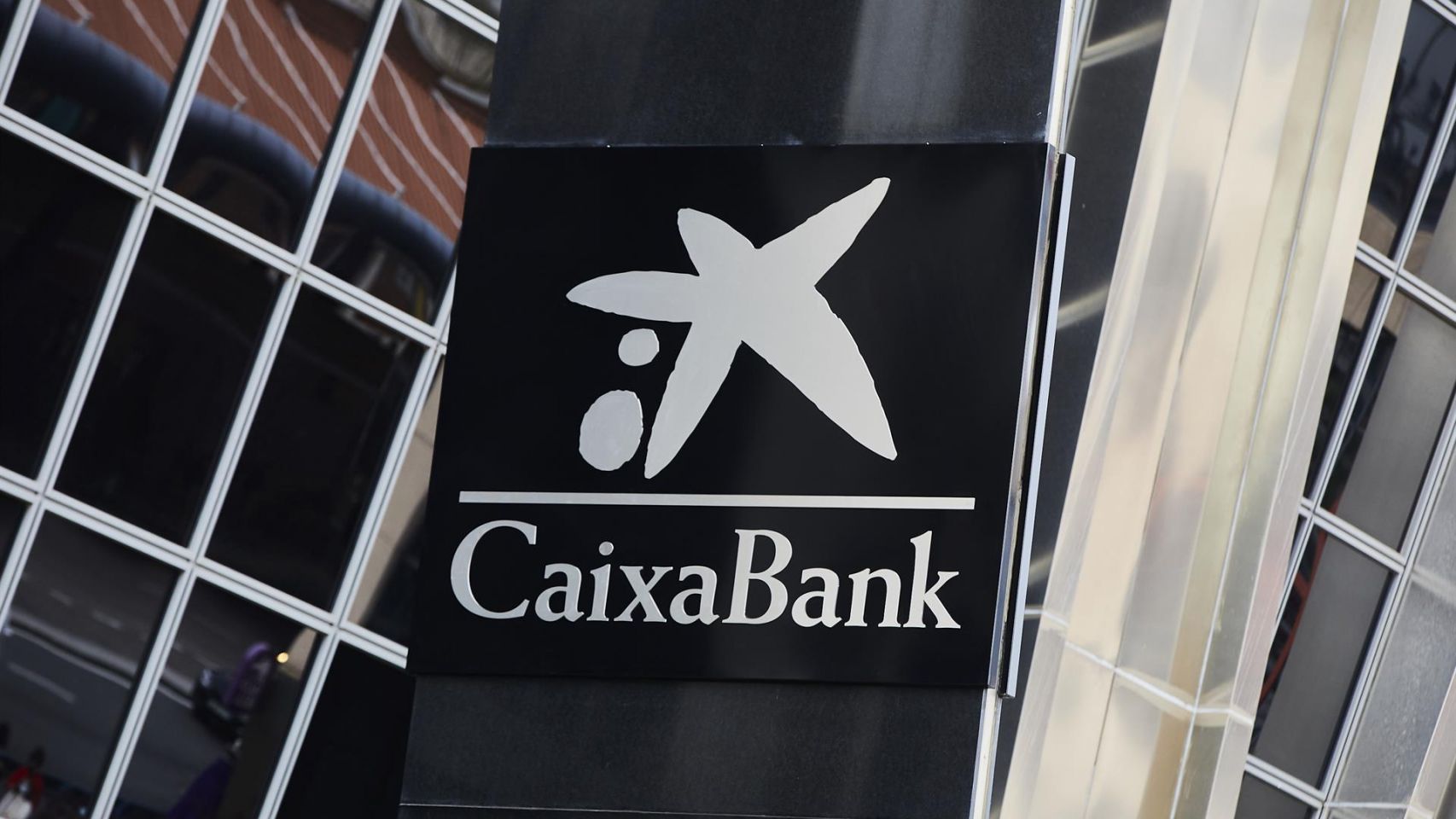 El logo de Caixabank.