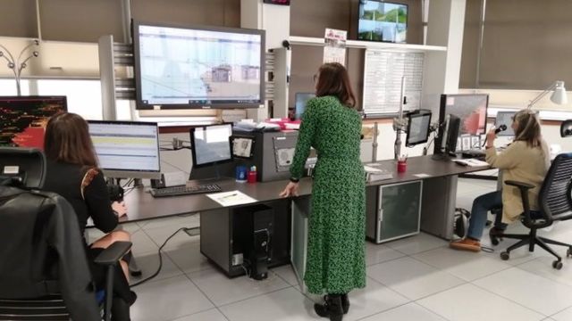 Centro de Control de Salvamento Marítimo en Fisterra.