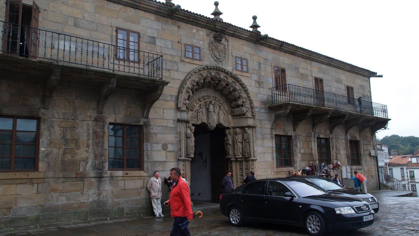 Fachada del Rectorado de Santiago de Compostela (A Coruña).