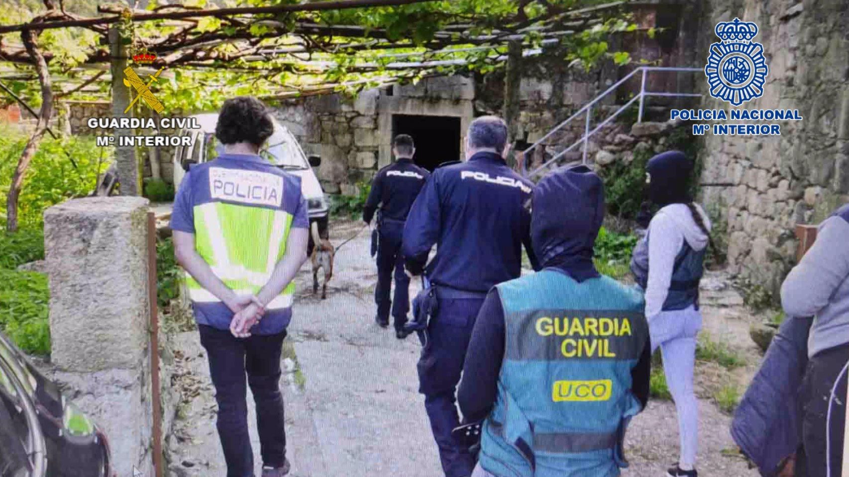 Foto de archivo de operativo antidroga en varias localidades de Galicia.