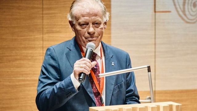 El presidente de Compostela Monumental, José Manuel Bello.