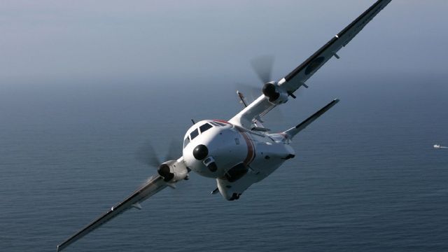 El avión 'Sasemar 101' participó en las labores de búsqueda.