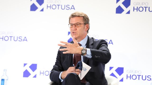 Feijóo en la VII edición de Hotusa Explora.
