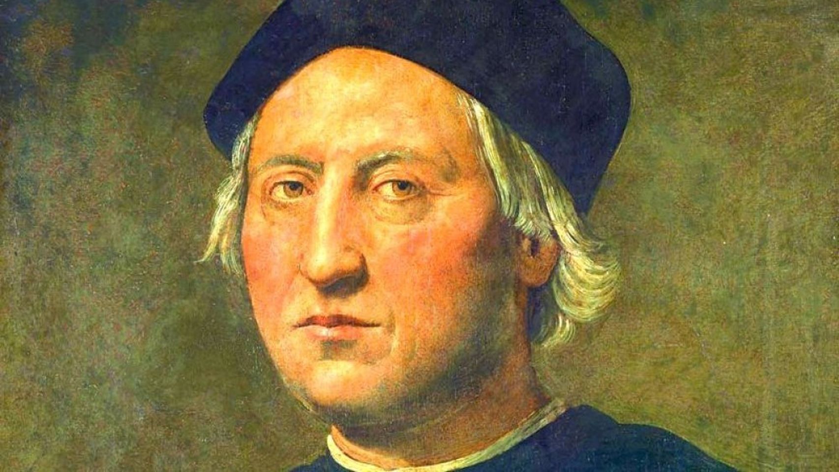 Uno de los retratos de Cristobal Colón